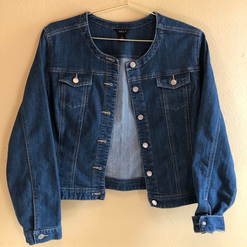 Intro Denim Jacket Size Large